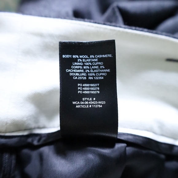 Aritzia Wilfred Gia Tie-Front Pants in Heathered Grey Womens Size 4 - Picture 12 of 12